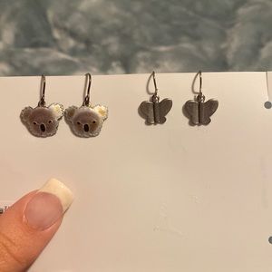 18 pairs of earrings & 5 pins